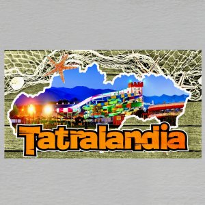 Tatralandia - magnet DL aqua