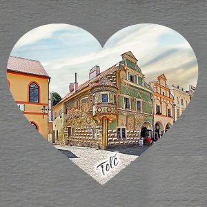 Telč - magnet srdce