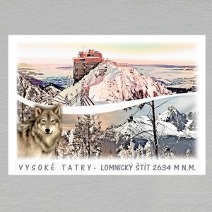 Vysovké Tatry - Lomnický štít - vlk - pohled C6