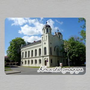 Krnov - Synagoga - magnet obdélník