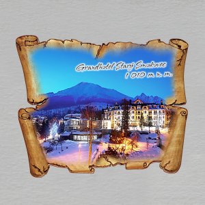 Starý Smokovec - Grandhotel - magnet pergamen