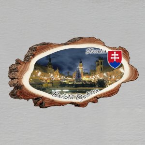 Banská Bystrica - státní znak - magnet kůra