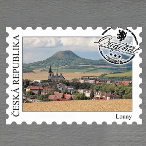 Louny - magnet známka