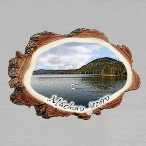 Máchovo jezero - magnet kůra malá