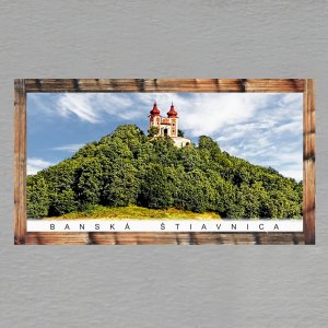 Banská Štiavnica - magnet DL rám dvojitý