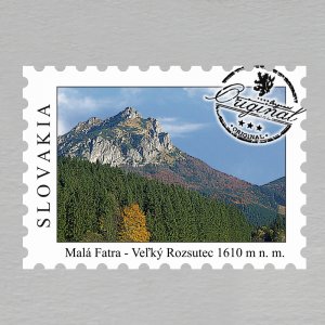 Malá Fatra - Vel'ký Rozsutec - magnet známka