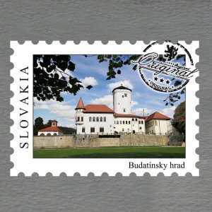 Budatínsky hrad - magnet známka