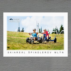 Špindlerův Mlýn - Skiareál - turisti - magnet C6