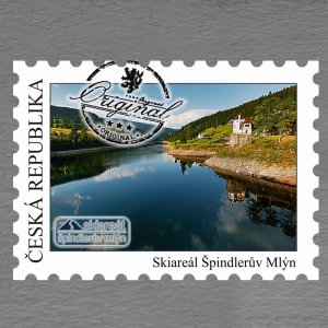 Špindlerův Mlýn - Skiareál - magnet známka