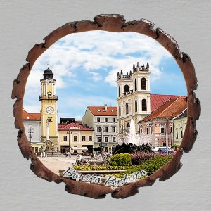 Banská Bystrica - magnet kůra kulatá