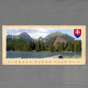 Štrbské pleso - znak - Slovakia - pohled DL