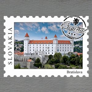 Bratislava - Hrad - magnet známka