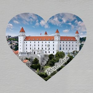 Bratislava - Hrad - magnet srdce