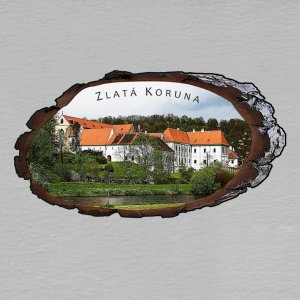 Zlatá Koruna - magnet kůra ovál