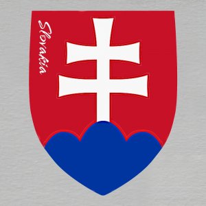 Slovenský státní znak - Slovakia - magnet dvojitý