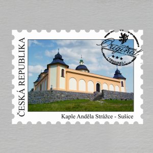 Sušice  Kaple anděla Strážce - magnet známka