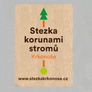 Stezka korunami stromů - Krkonoše - magnet obdélník