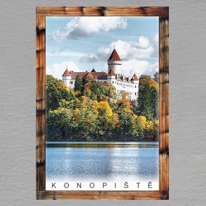 Konopiště - magnet C6 rám