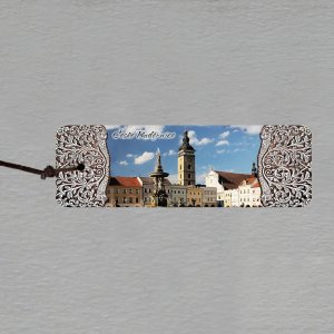 České Budějovice - záložka s ornamentem