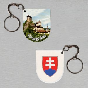 Oravský hrad - klíčenka erb