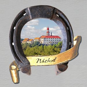 Náchod - magnet podkova