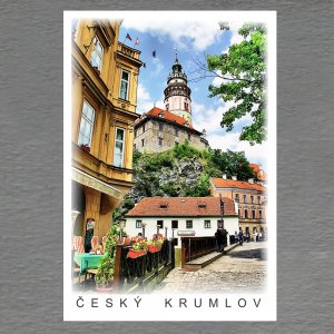 Český Krumlov 1 - magnet C6