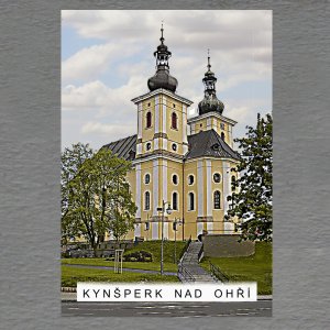 Kynšperk nad Ohří - magnet C6 dvojitý