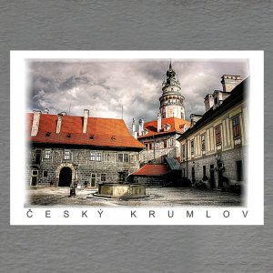 Český Krumlov 2 - magnet C6