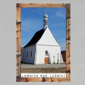 Lomnice nad Lužnicí - magnet C6 rám