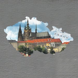 Praha - Hradčany - magnet mapa