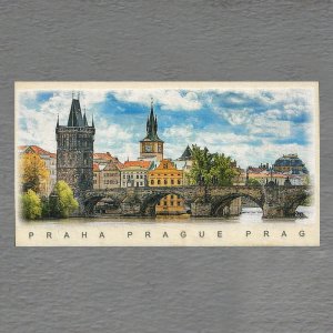 Praha - Karlův most den - magnet DL