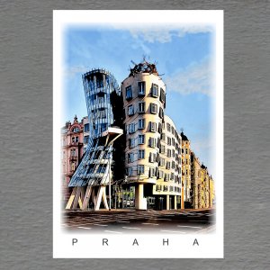 Praha - Tančící dům - magnet C6