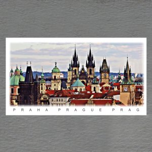 Praha - Věže - magnet DL