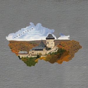 Karlštejn - magnet mapa