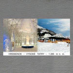 Hrebienok - Vysoké Tatry - magnet DL koláž