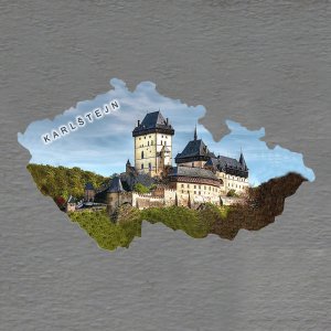 Karlštejn - magnet mapa