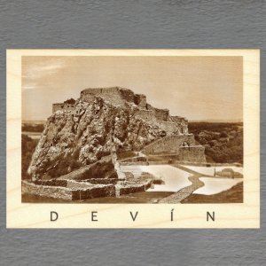 Devín - pohled C6 - sépie