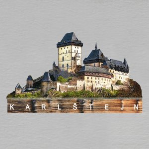 Karlštejn - magnet ořez