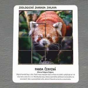 ZOO Jihlava - Panda - hlavolam - 16 dílků