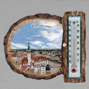 Olomouc - magnet s teploměrem - kůra