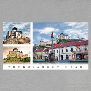 Trenčiansky hrad - magnet DL koláž