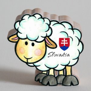 Slovakia - znak - ovce masiv - barevná stojicí