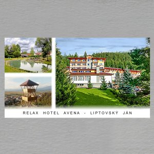 Liptovský Ján - Relax hotel Avena - magnet DL koláž