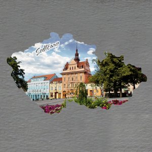 Sedlčany - magnet mapa