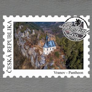 Vranov - Pantheon - magnet známka