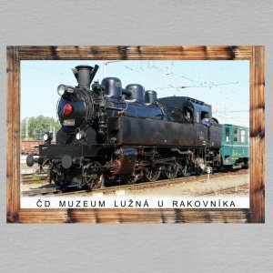 Muzeum ČD Lužná u Rakovníka - lokomotiva - magnet C6 rám dvojitý