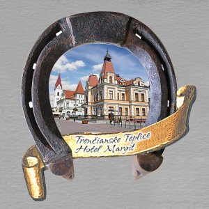 Trenčianske Teplice - Hotel Margit - magnet podkova