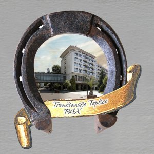 Trenčianske Teplice - Hotel PAX - magnet podkova