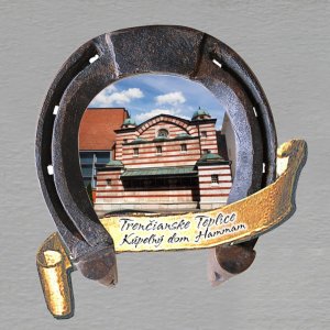 Trenčianske Teplice - Kúpelný dom Hammam - magnet podkova