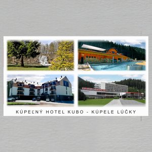 Lúčky - Kúpel'ný hotel Kubo - magnet DL koláž